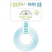 Nastro adesivo decorativo 15mm - Happy Birthday, Party Time