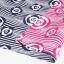 Isa Monyo Reversible Furoshiki - Camellia Navy/Rose pink