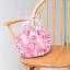 Isa Monyo Reversible Furoshiki - Camellia Navy/Rose pink