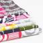 Isa Monyo Reversible Furoshiki - Camellia Navy/Rose pink