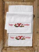 Asciugamani Natale - Happy Holidays