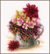 Bouquet di fiori rosa