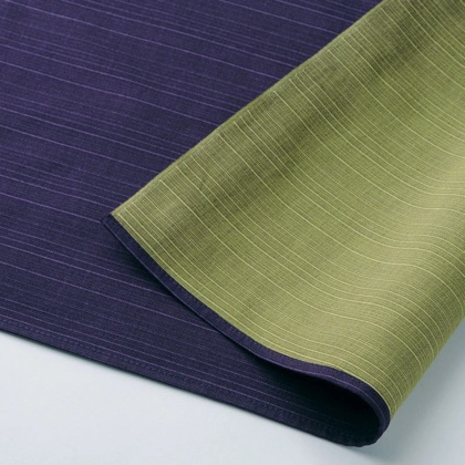 Reversible Furoshiki - Solid Color Purple/Green