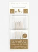 Aghi con punta arrotondata placcati oro - 24