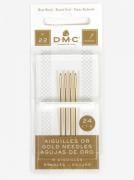 Aghi con punta arrotondata placcati oro - 22