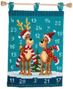 Decorazione da parete - Elk with scarves