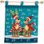Decorazione da parete - Elk with scarves