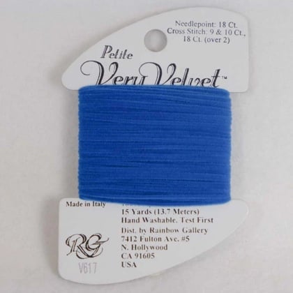 V617 - Very Velvet Petite Peacock Blue
