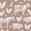 Farm Animals Brown