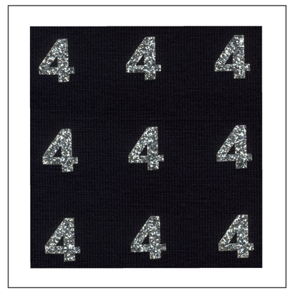 Numeri Glitter - \"4\"
