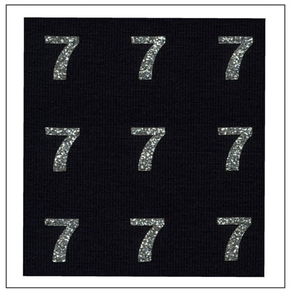 Numeri Glitter - \"7\"