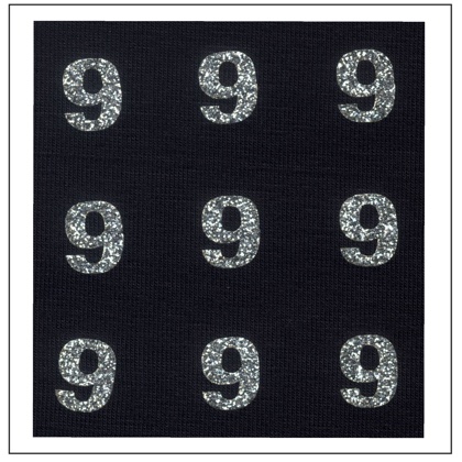 Numeri Glitter - \"9\"