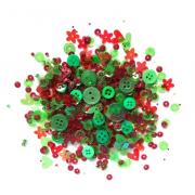 Shaker Mix Embellishments - Holiday Wreath