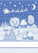 Asciugapiatti - Snow Lurex - Blu