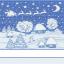 Asciugapiatti - Snow Lurex - Blu