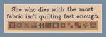 Isn't Quilting Fast Enough