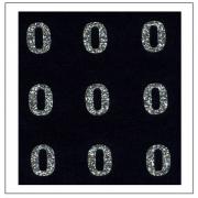Numeri Glitter - "0" (ZERO)