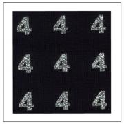Numeri Glitter - "4"