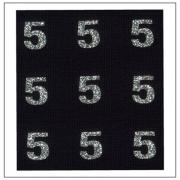 Numeri Glitter - "5"