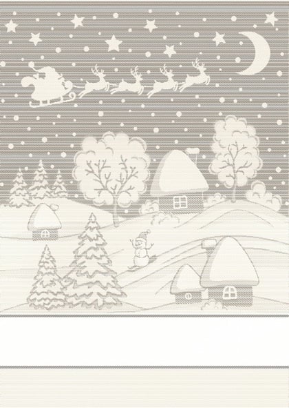 Asciugapiatti - Snow Lurex - Ecru