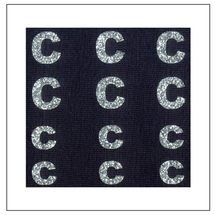Lettere Glitter - \"C\" \"c\"