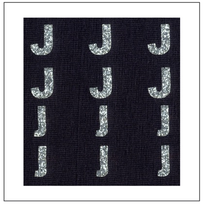 Lettere Glitter - \"J\" \"j\"
