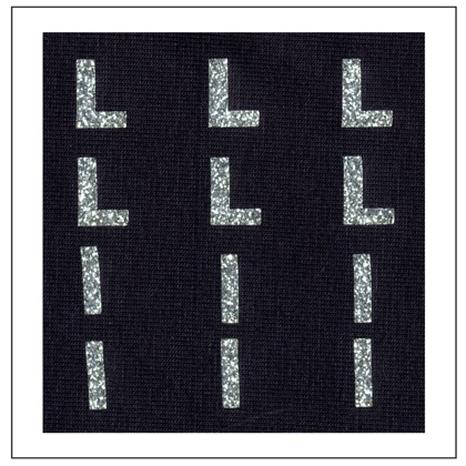 Lettere Glitter - \"L\" \"l\"
