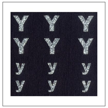 Lettere Glitter - \"Y\" \"y\"