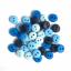 Bottoni piccoli - Blu e azzurro 1354