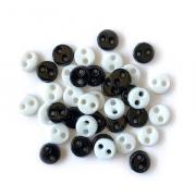 Bottoni piccoli - Bianco e Nero Micro 1811