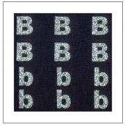 Lettere Glitter - "B" "b"