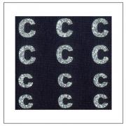Lettere Glitter - "C" "c"