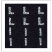 Lettere Glitter - "L" "l"