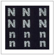 Lettere Glitter - "N" "n"