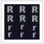 Lettere Glitter - "R" "r"
