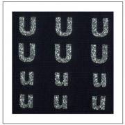Lettere Glitter - "U" "u"