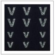 Lettere Glitter - "V" "v"