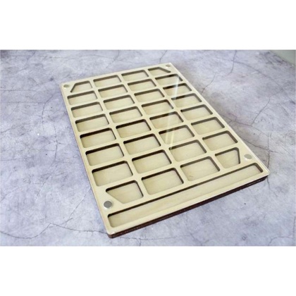 Organizer perline - Rettangolo (con coperchio)