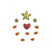 Peace Snowfriends Banner button pack