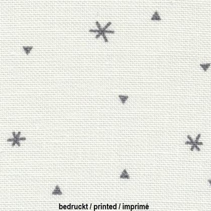 Lino Belfast 32ct Sparkle - Bianco / Grigio scuro