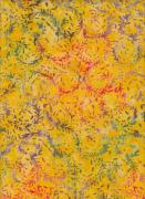 Batik - Yellow wreath