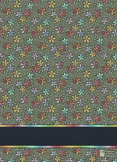Asciugapiatti - Fiorito B arcobaleno
