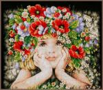 Ragazza con fiori