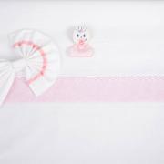 Lenzuolino culla - Bout de Chou - Rosa