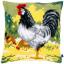 Cuscino: Gallo bianco