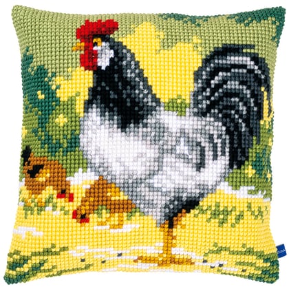Cuscino: Gallo bianco
