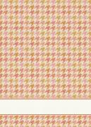 Asciugapiatti - Pattern - Pied de Poule Arancio