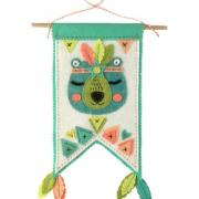 Kit feltro Gagliardetto orso addormentato