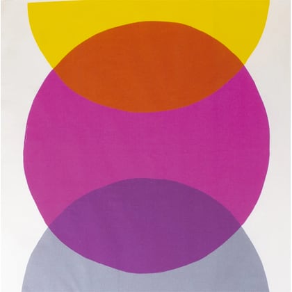 Organic Furoshiki - Circle Pink