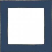 Cornice in legno Blu